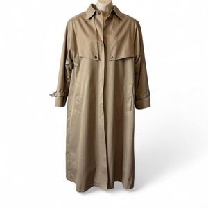 Vintage 80's J.G. Hook Khaki Trench Coat